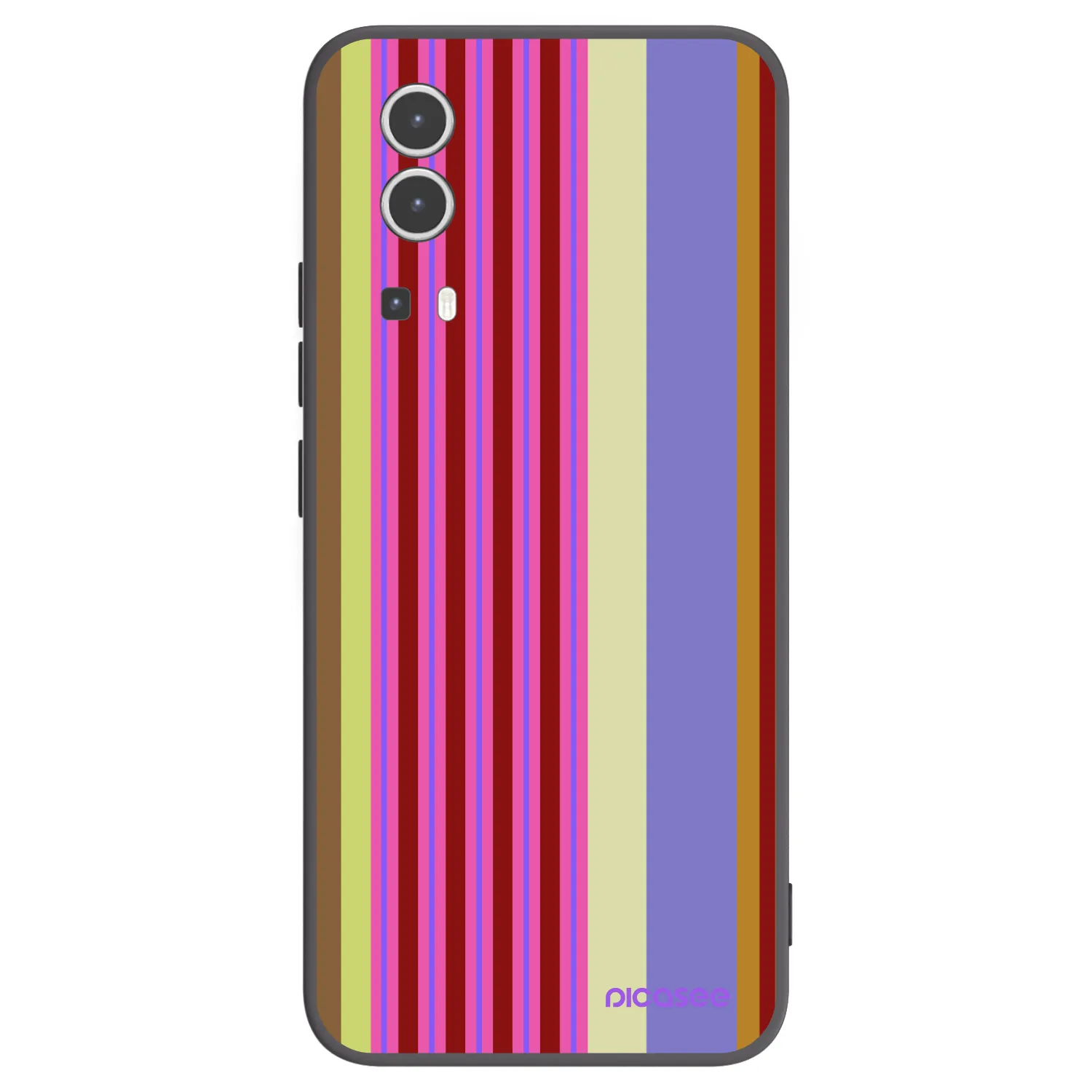 Picasee silikonski črni ovitek za Vivo Y72 5G - Late checkout