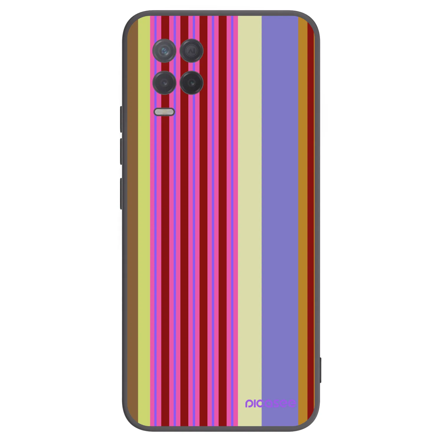 Picasee silikonski črni ovitek za Realme 8 5G - Late checkout
