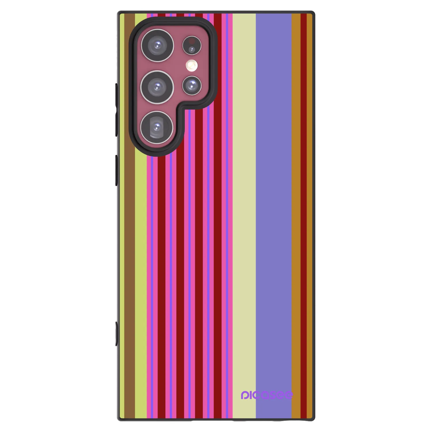 Picasee silikonski črni ovitek za Samsung Galaxy S22 Ultra 5G - Late checkout