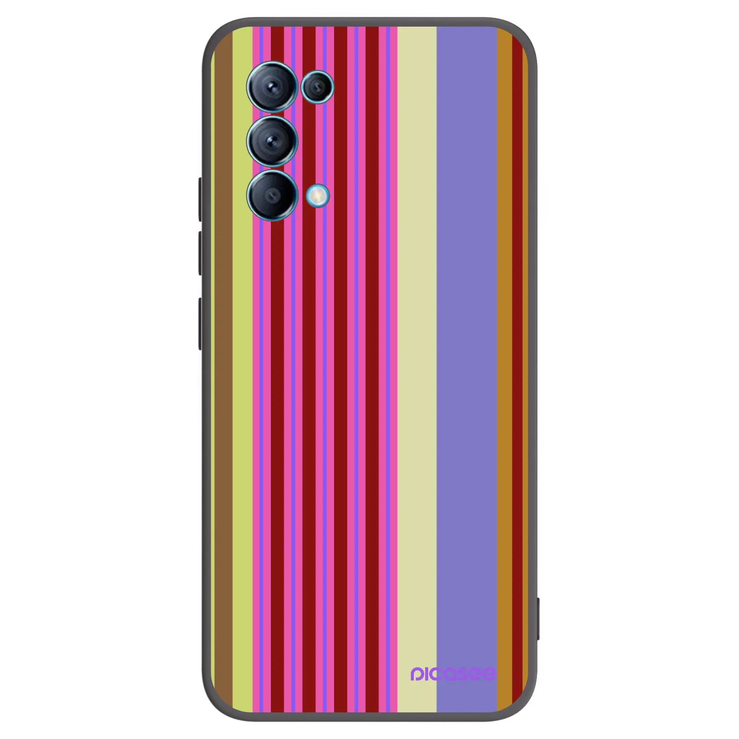 Picasee silikonski črni ovitek za OPPO A16s - Late checkout