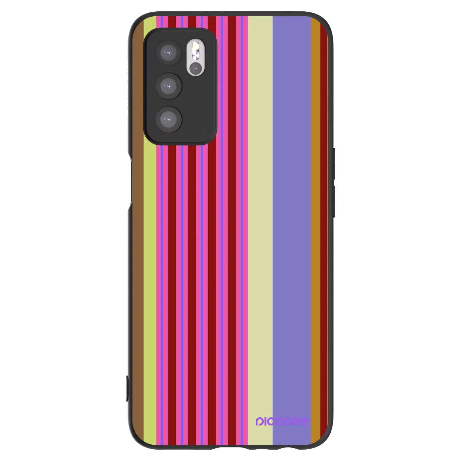 Picasee silikonski črni ovitek za OPPO A16 - Late checkout