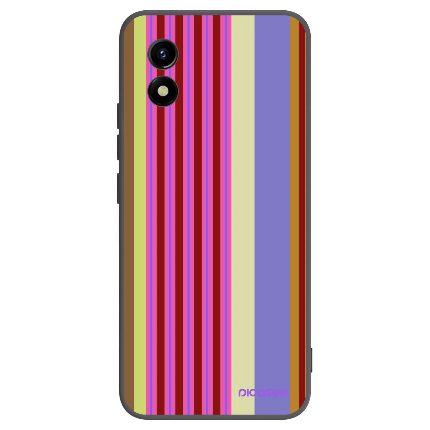 Picasee silikonski črni ovitek za Vivo Y01 - Late checkout