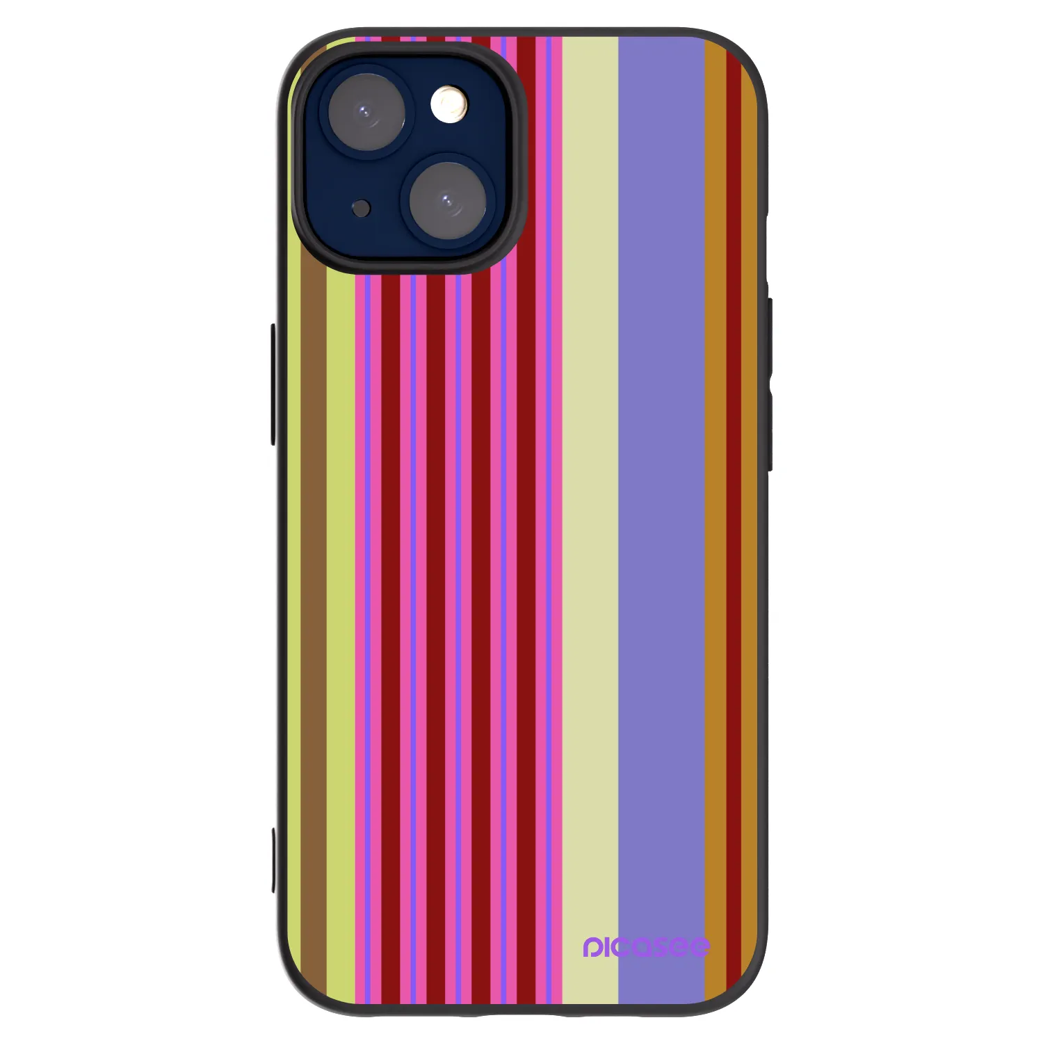 Picasee silikonski črni ovitek za Apple iPhone 14 - Late checkout