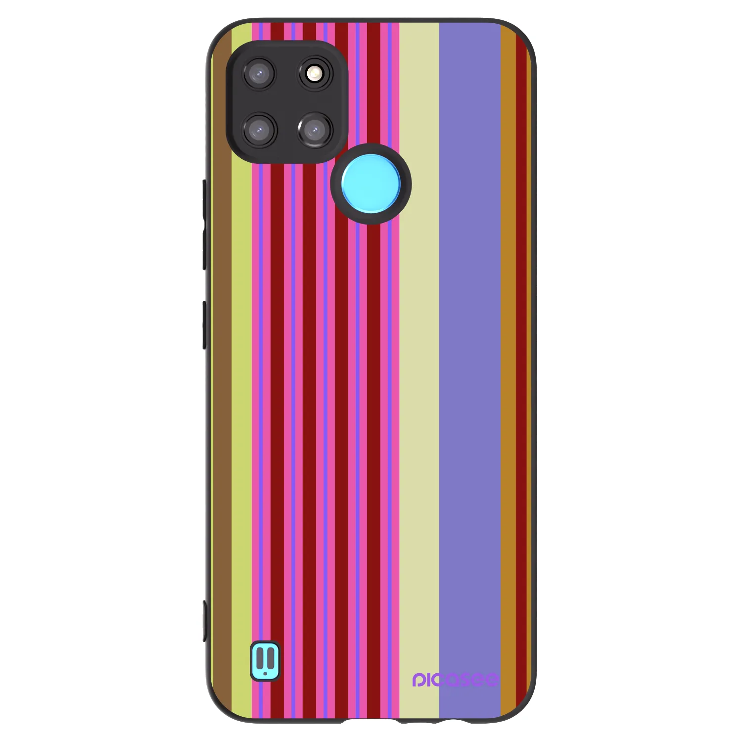 Picasee silikonski črni ovitek za Realme C21Y - Late checkout