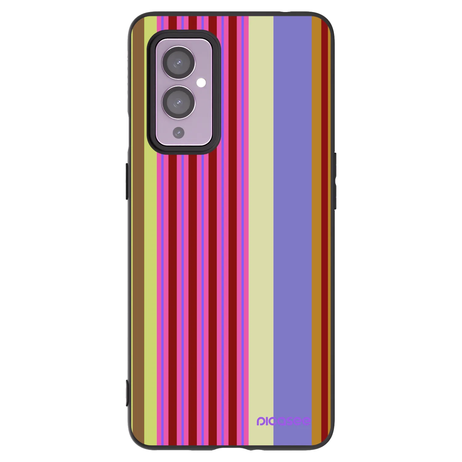 Picasee silikonski črni ovitek za OnePlus 9 - Late checkout