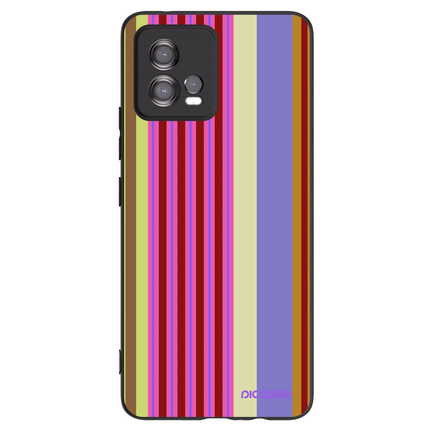 Picasee silikonski črni ovitek za Motorola Moto G72 - Late checkout