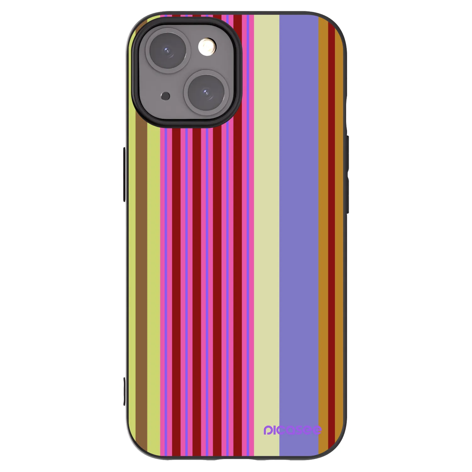 Picasee silikonski črni ovitek za Apple iPhone 15 - Late checkout