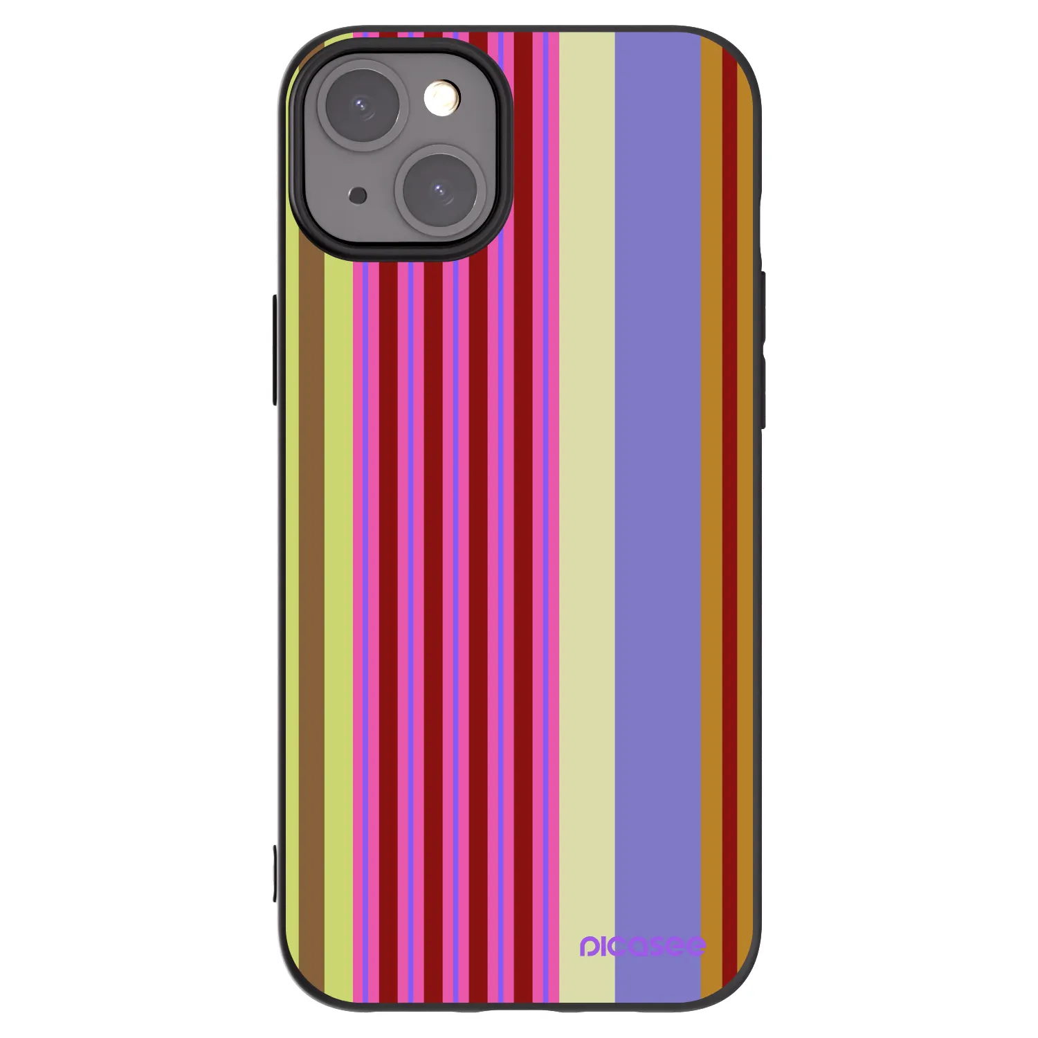 Picasee silikonski črni ovitek za Apple iPhone 15 Plus - Late checkout