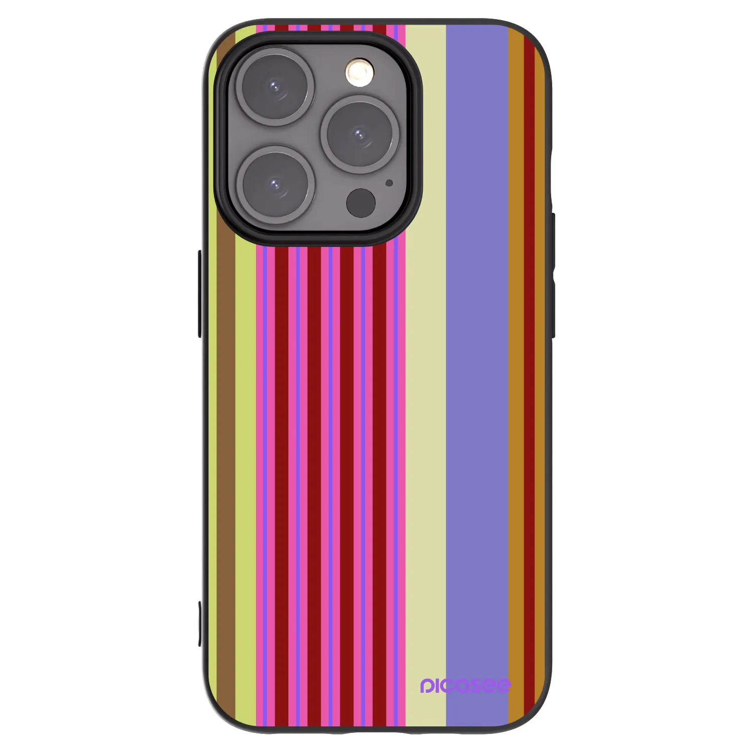 Picasee silikonski črni ovitek za Apple iPhone 15 Pro - Late checkout