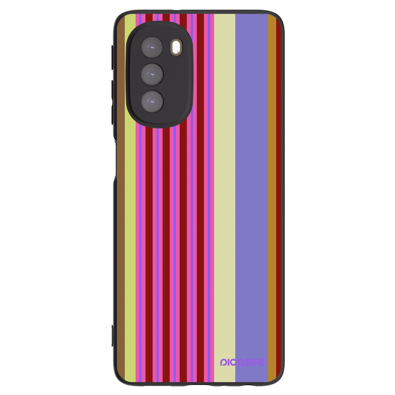 Picasee silikonski črni ovitek za Motorola Moto G51 - Late checkout