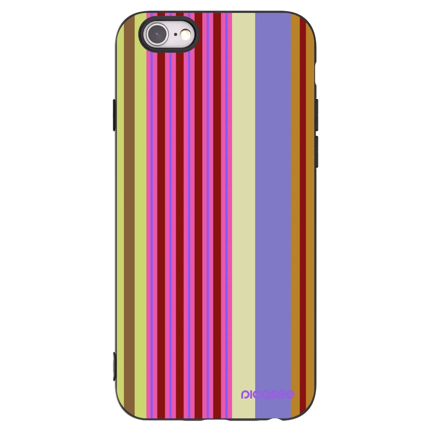 Picasee silikonski črni ovitek za Apple iPhone 6/6S - Late checkout
