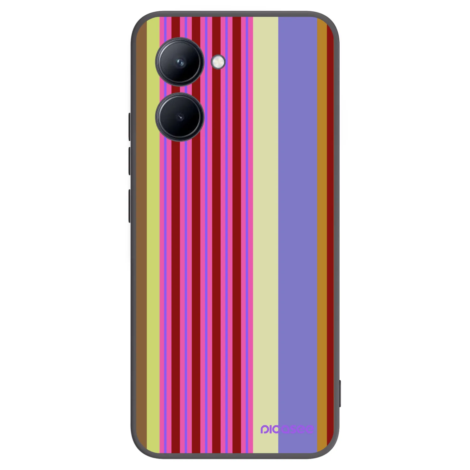 Picasee silikonski črni ovitek za Realme C33 (2023) - Late checkout