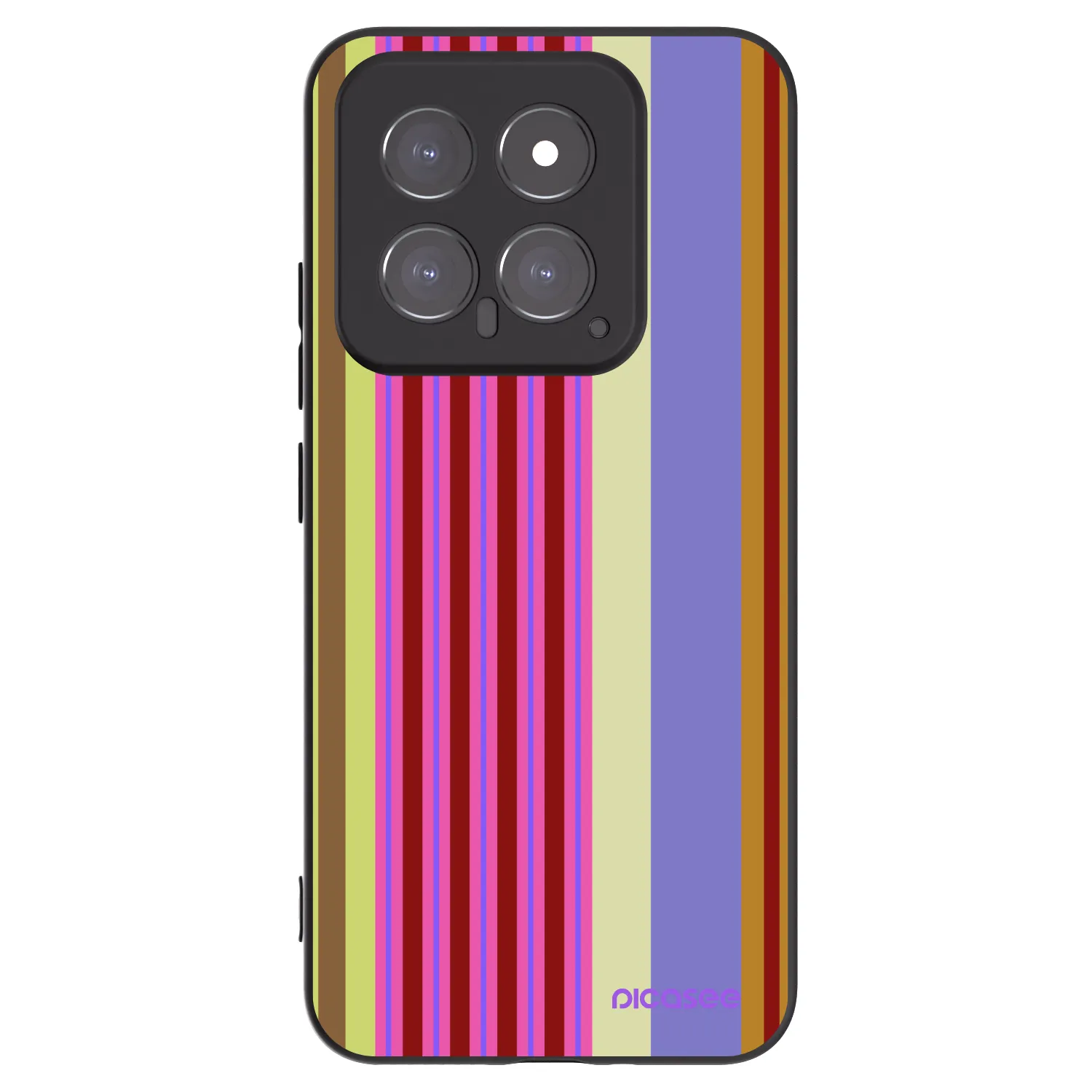 Picasee silikonski črni ovitek za Xiaomi 14 - Late checkout