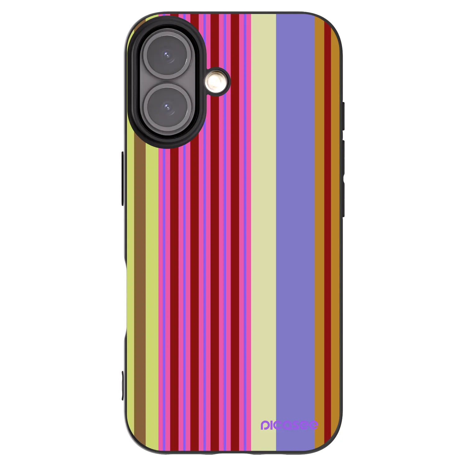 Picasee silikonski črni ovitek za Apple iPhone 16 - Late checkout