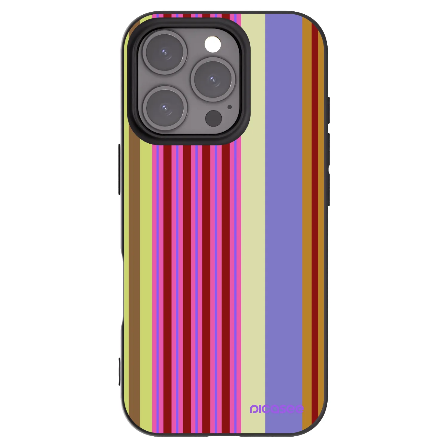 Picasee silikonski črni ovitek za Apple iPhone 16 Pro - Late checkout