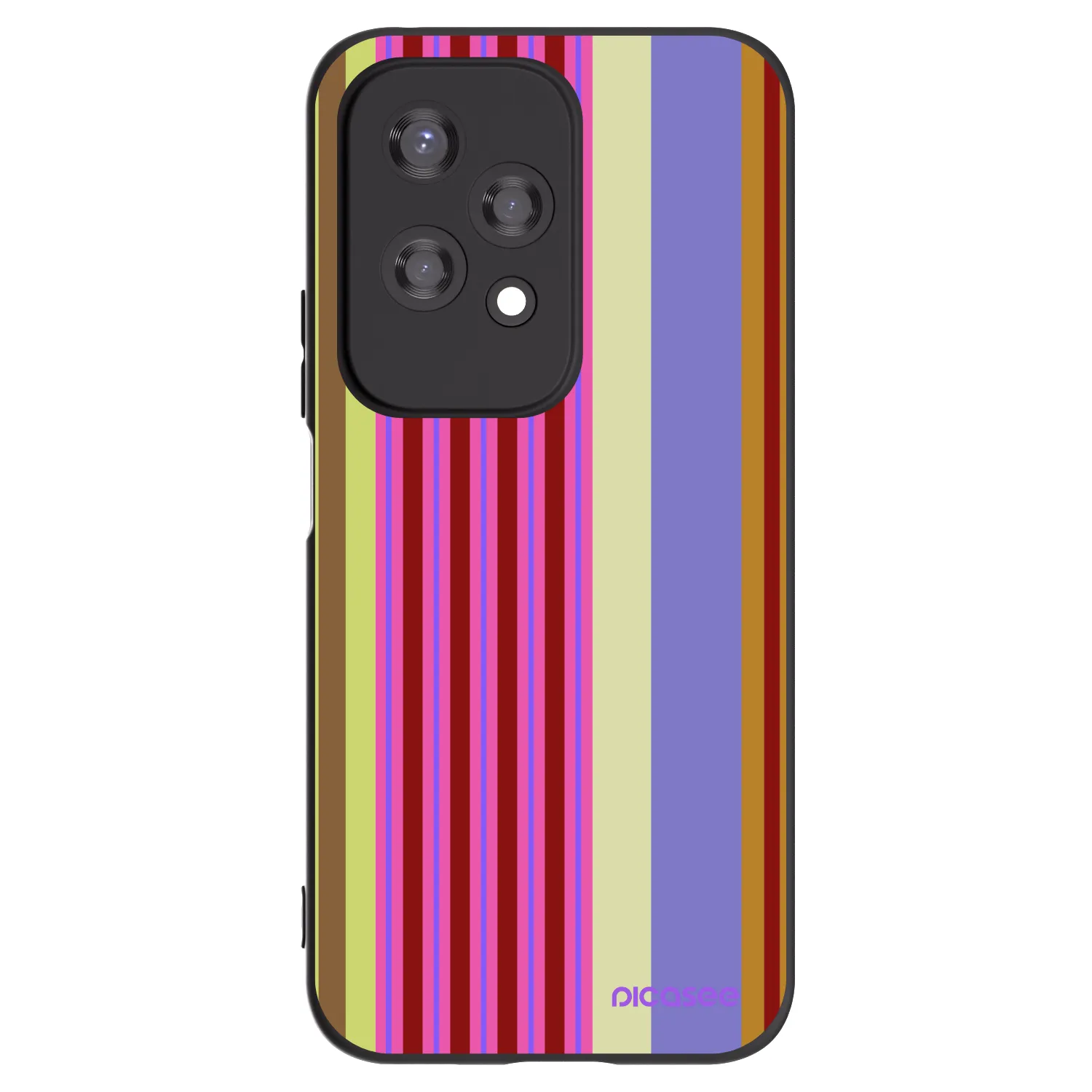 Picasee silikonski črni ovitek za Honor 200 Lite - Late checkout