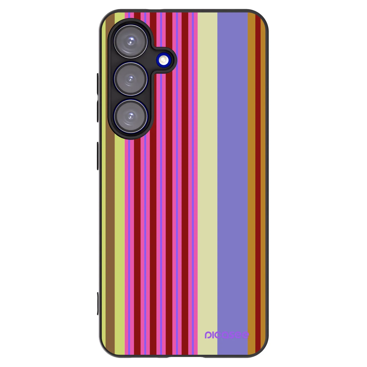 Picasee silikonski črni ovitek za Samsung Galaxy S25 5G - Late checkout