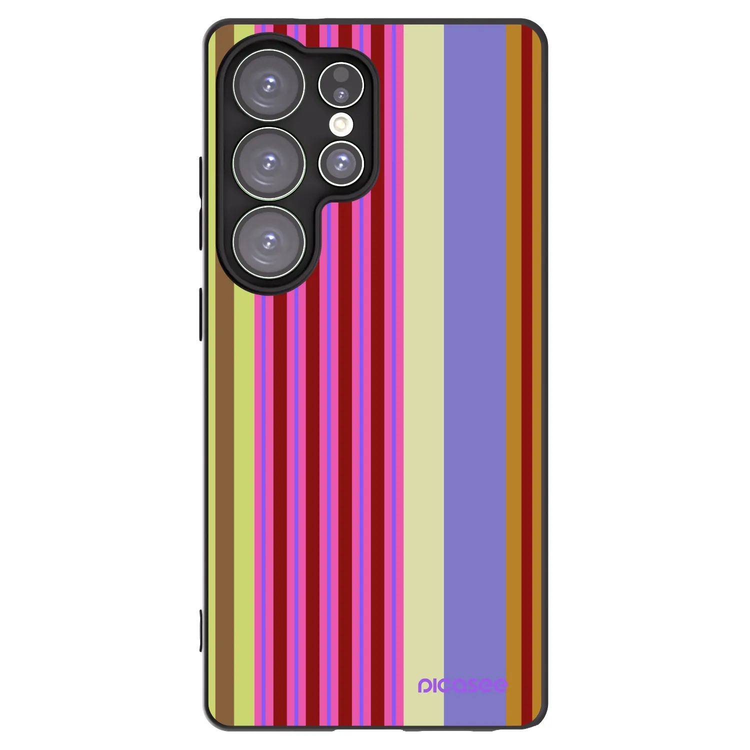 Picasee silikonski črni ovitek za Samsung Galaxy S25 Ultra 5G - Late checkout
