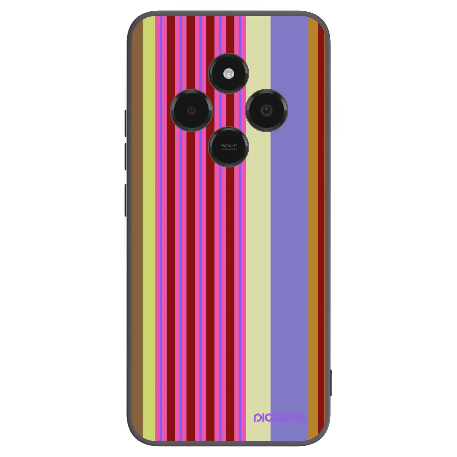Picasee silikonski črni ovitek za Xiaomi Poco C75 - Late checkout