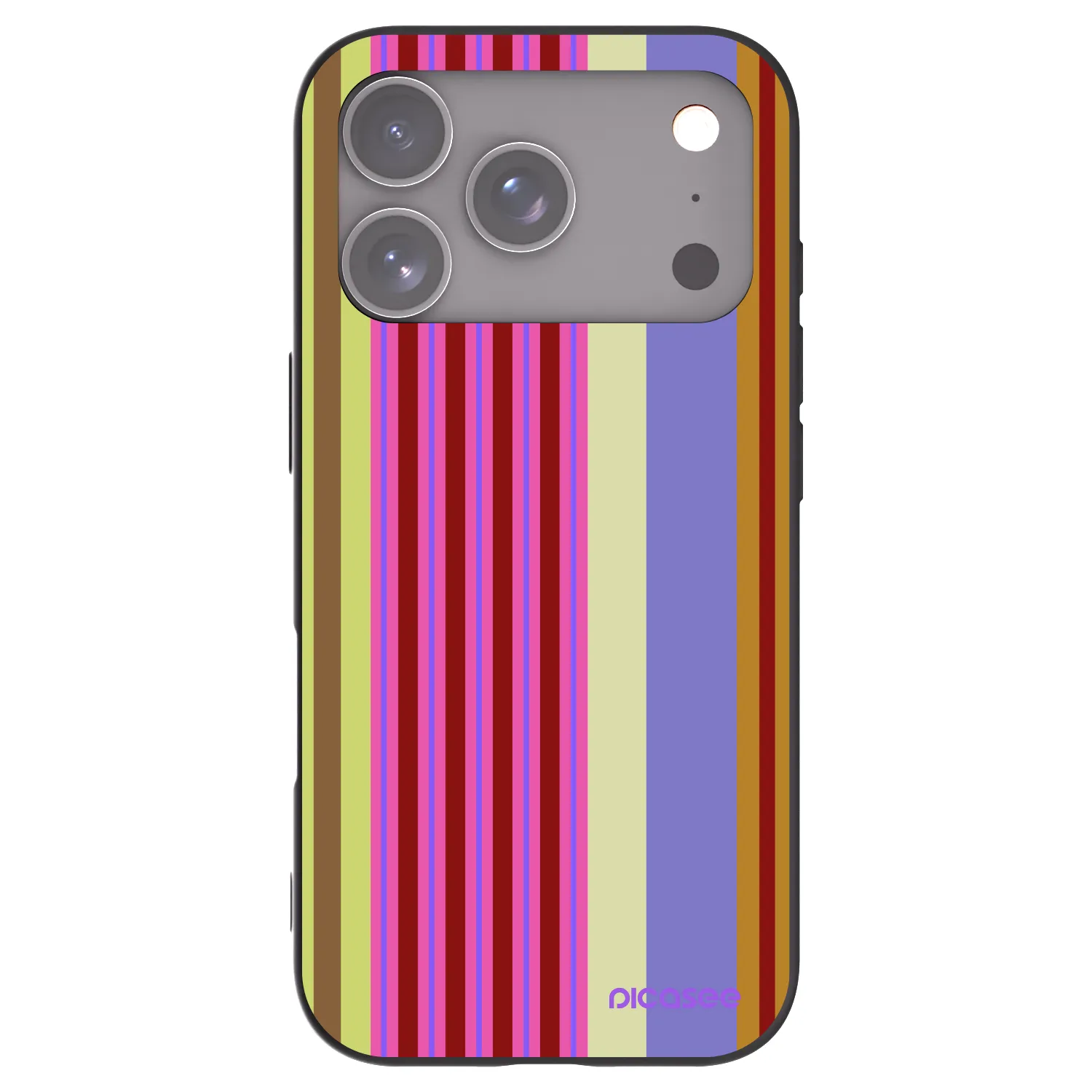 Picasee silikonski črni ovitek za Apple iPhone 17 Pro - Late checkout