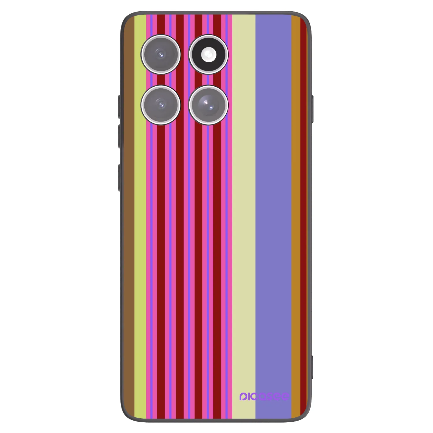Picasee silikonski črni ovitek za Motorola Edge 60 Pro - Late checkout