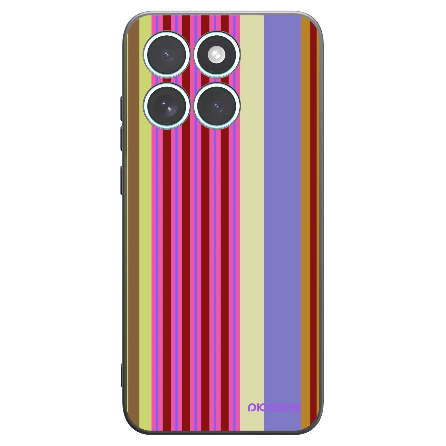 Picasee silikonski črni ovitek za Motorola Edge 70 Fusion - Late checkout