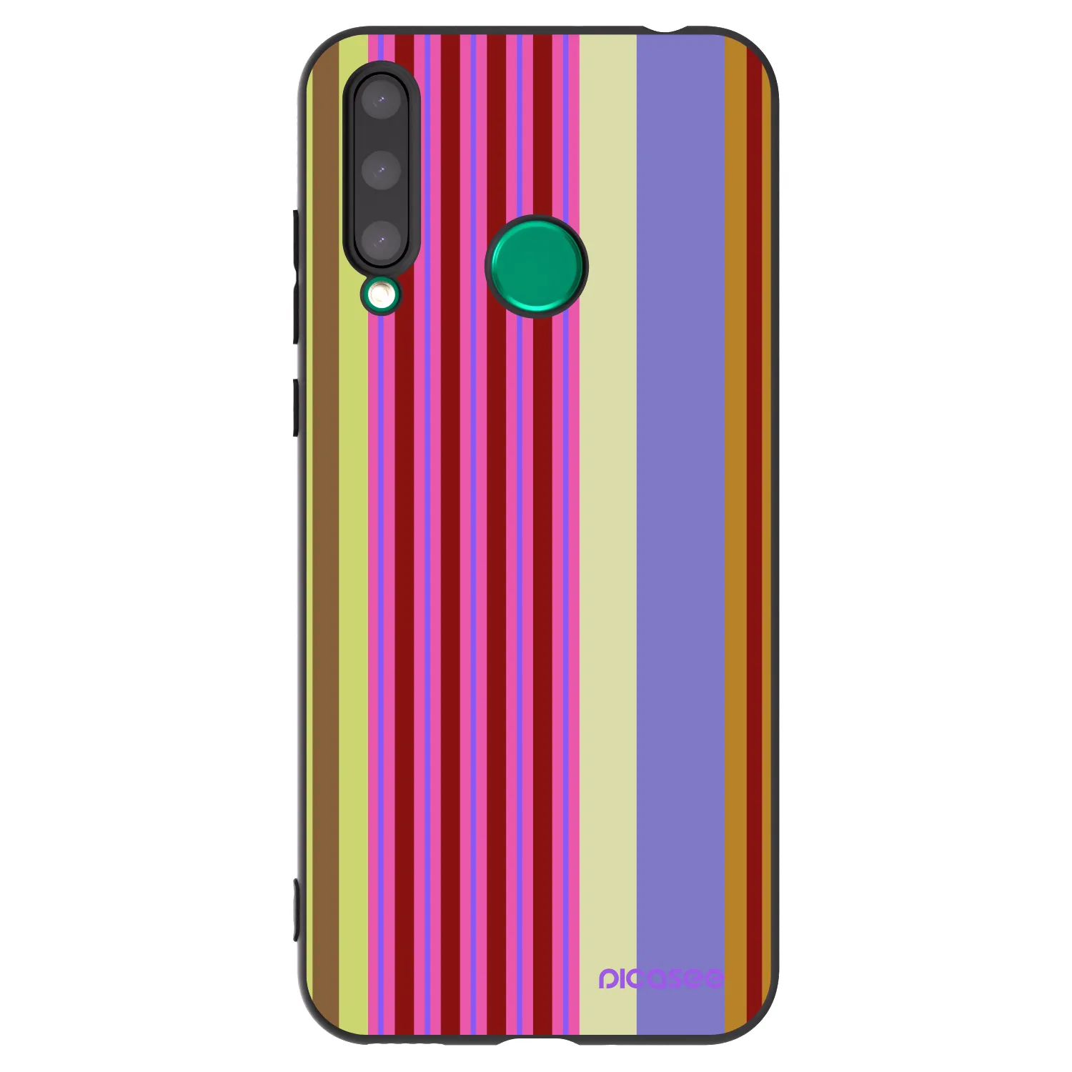 Picasee silikonski črni ovitek za Honor 20 Lite - Late checkout