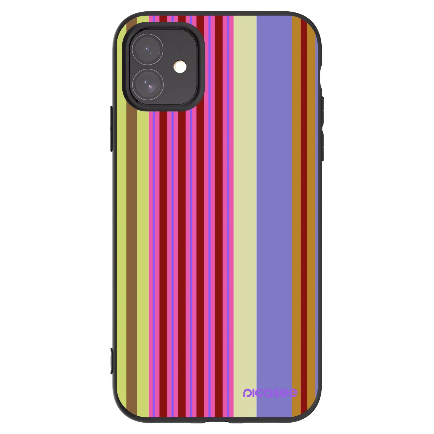 Picasee silikonski črni ovitek za Apple iPhone 11 - Late checkout