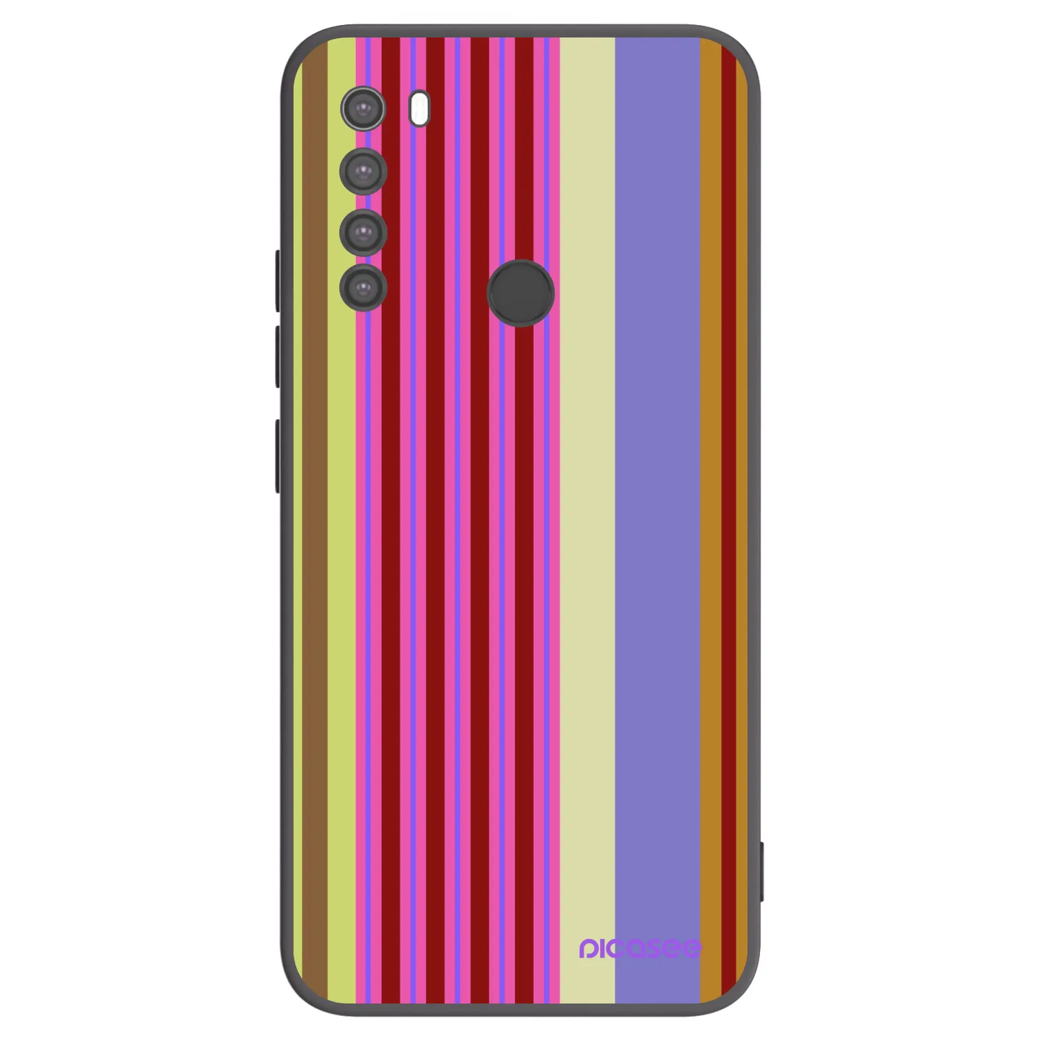 Picasee silikonski črni ovitek za Xiaomi Redmi Note 8 - Late checkout