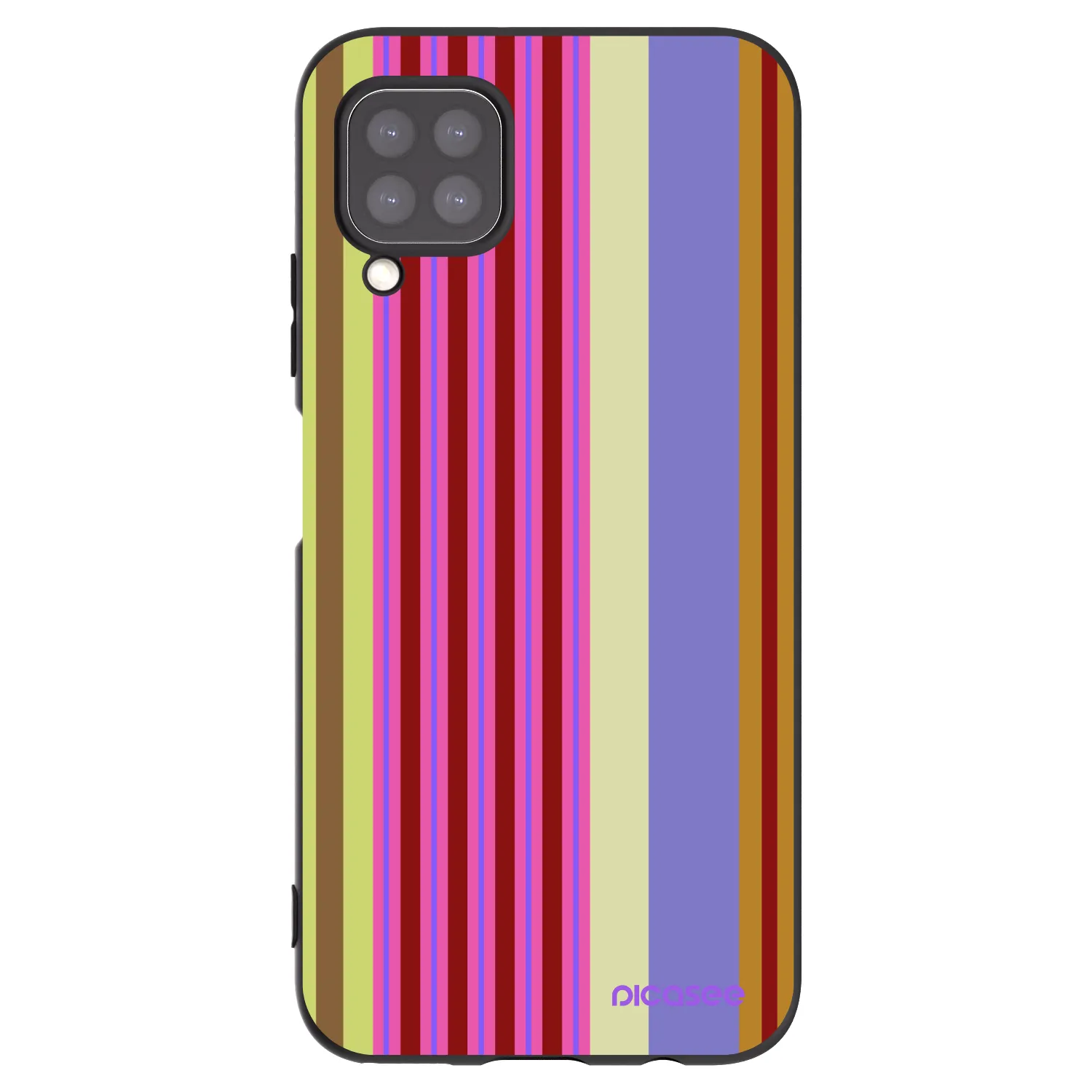 Picasee silikonski črni ovitek za Huawei P40 Lite - Late checkout