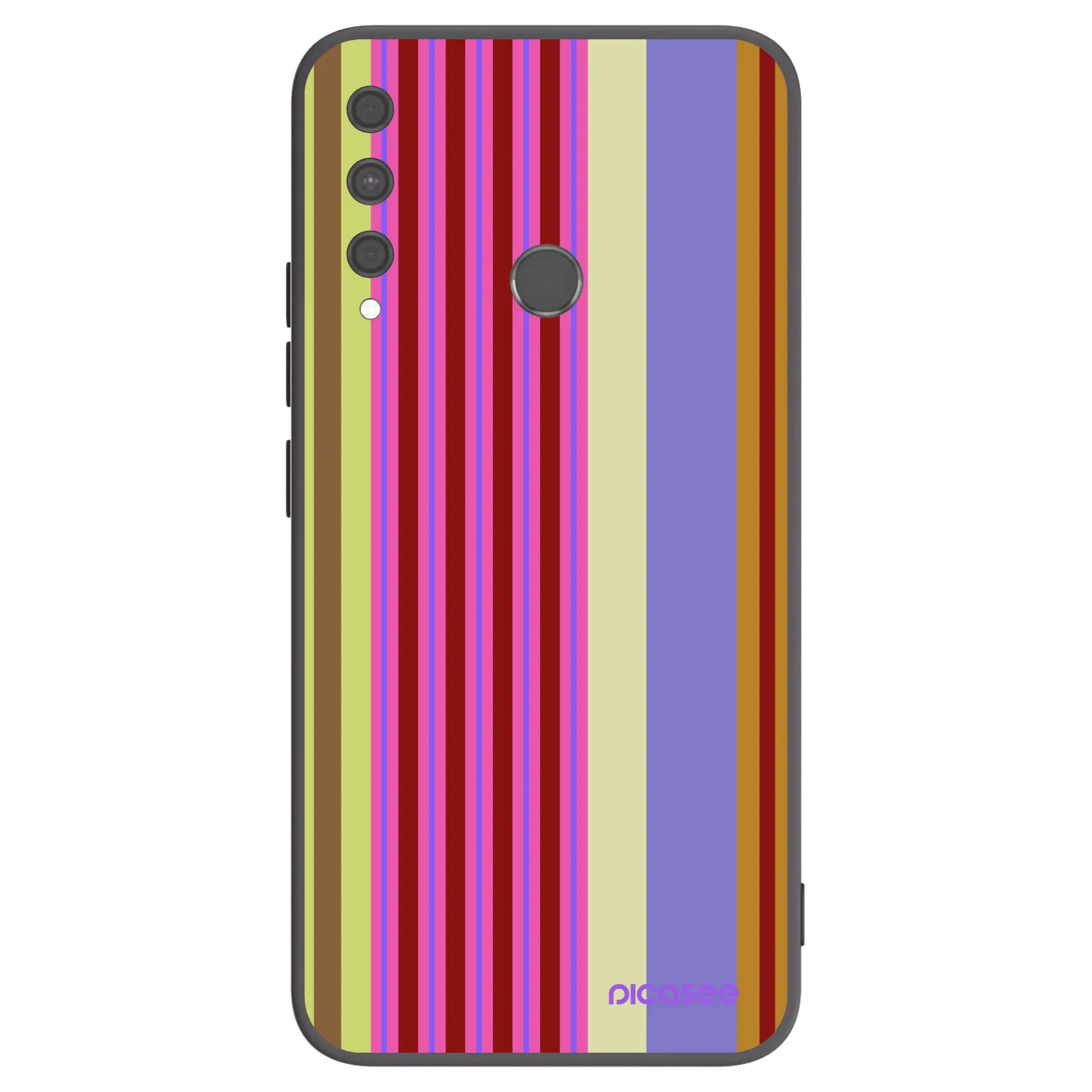 Picasee silikonski črni ovitek za Huawei P40 Lite E - Late checkout
