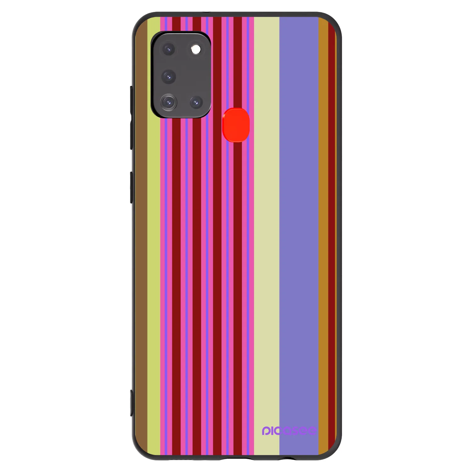 Picasee silikonski črni ovitek za Samsung Galaxy A21s - Late checkout
