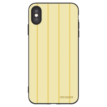 Picasee silikonski črni ovitek za Apple iPhone XS Max - Liquid sunshine