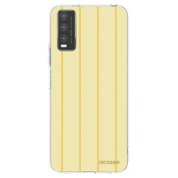 Picasee silikonski prozorni ovitek za Vivo Y20s - Liquid sunshine