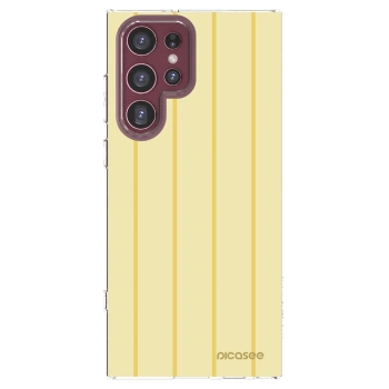 Picasee silikonski prozorni ovitek za Samsung Galaxy S22 Ultra 5G - Liquid sunshine