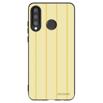 Picasee silikonski črni ovitek za Huawei P30 Lite - Liquid sunshine