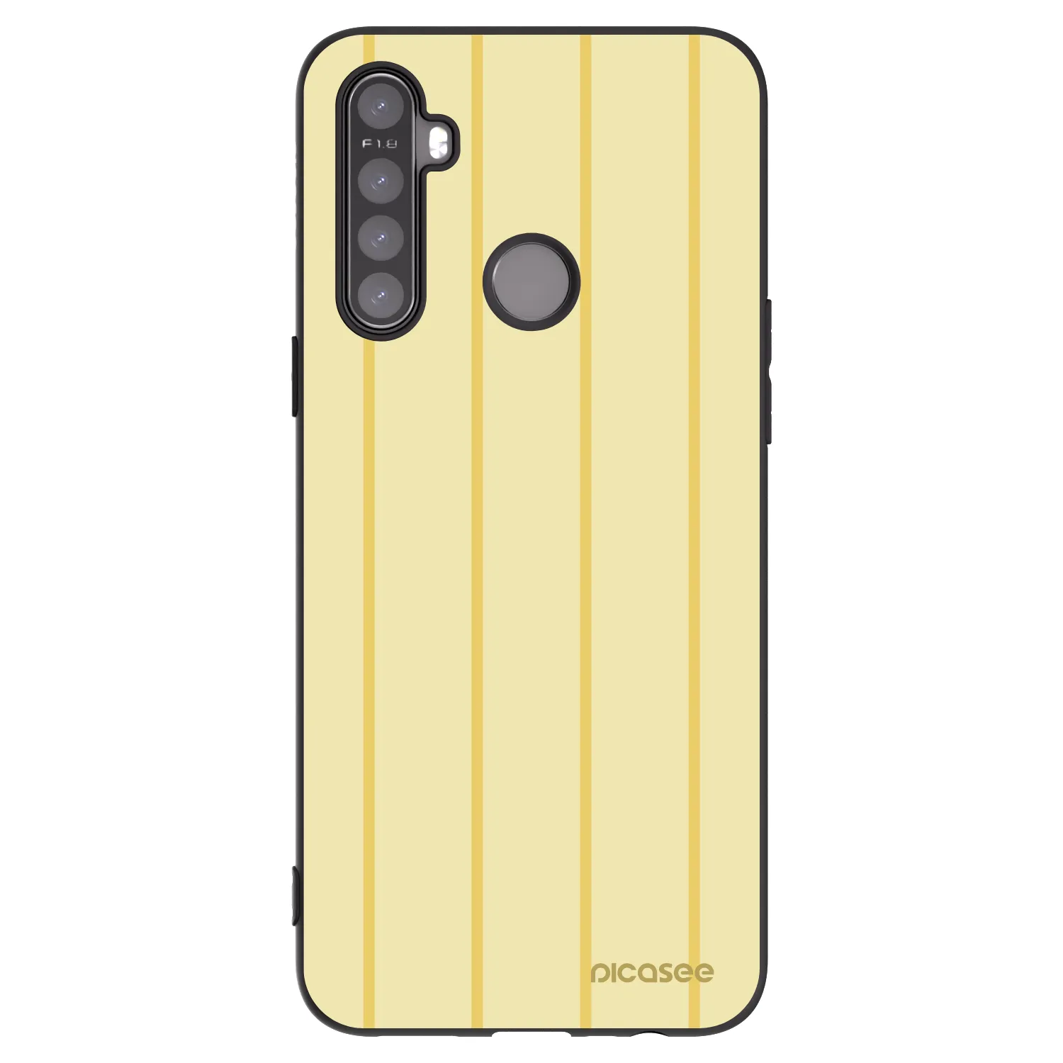 Picasee silikonski črni ovitek za Realme 6i - Liquid sunshine