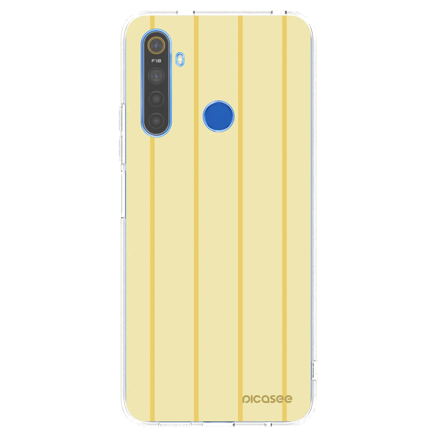 Picasee silikonski prozorni ovitek za Realme 5 - Liquid sunshine
