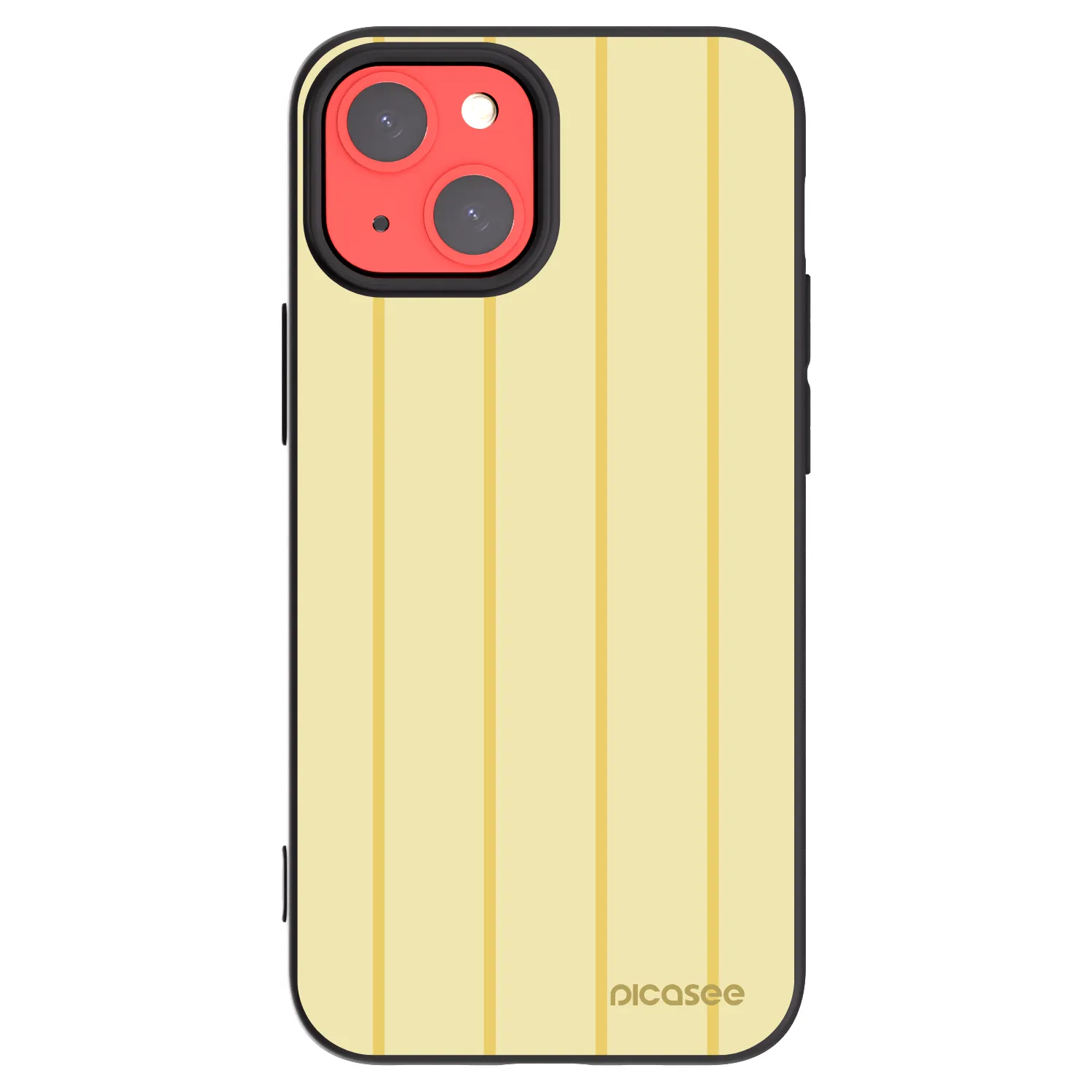 Picasee silikonski črni ovitek za Apple iPhone 13 mini - Liquid sunshine