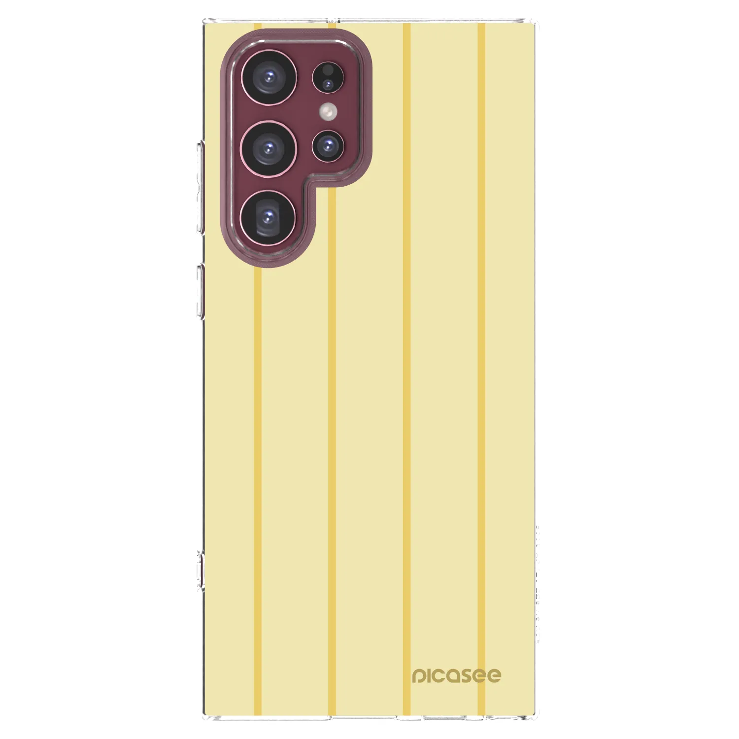Picasee silikonski prozorni ovitek za Samsung Galaxy S22 Ultra 5G - Liquid sunshine