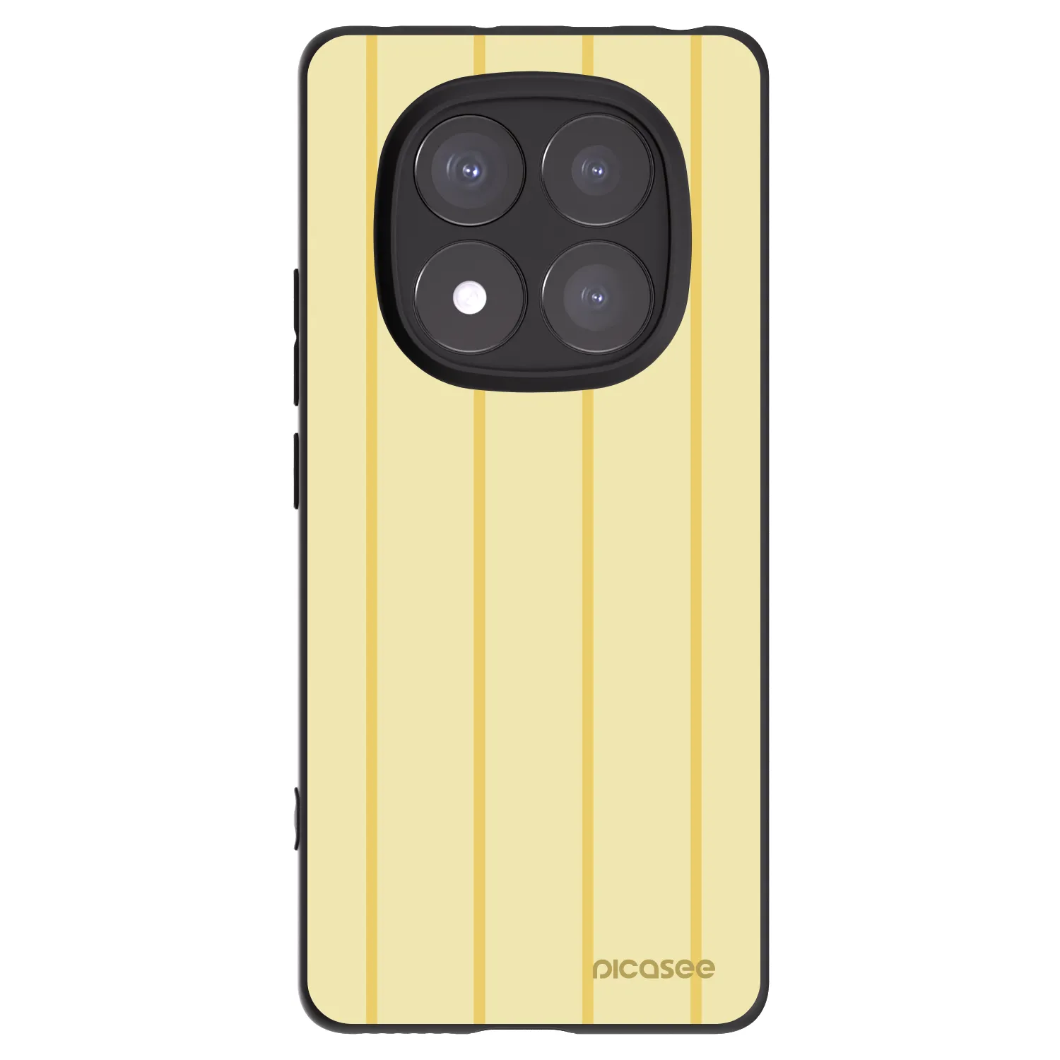 Picasee silikonski črni ovitek za Xiaomi Redmi Note 14 Pro+ 5G - Liquid sunshine
