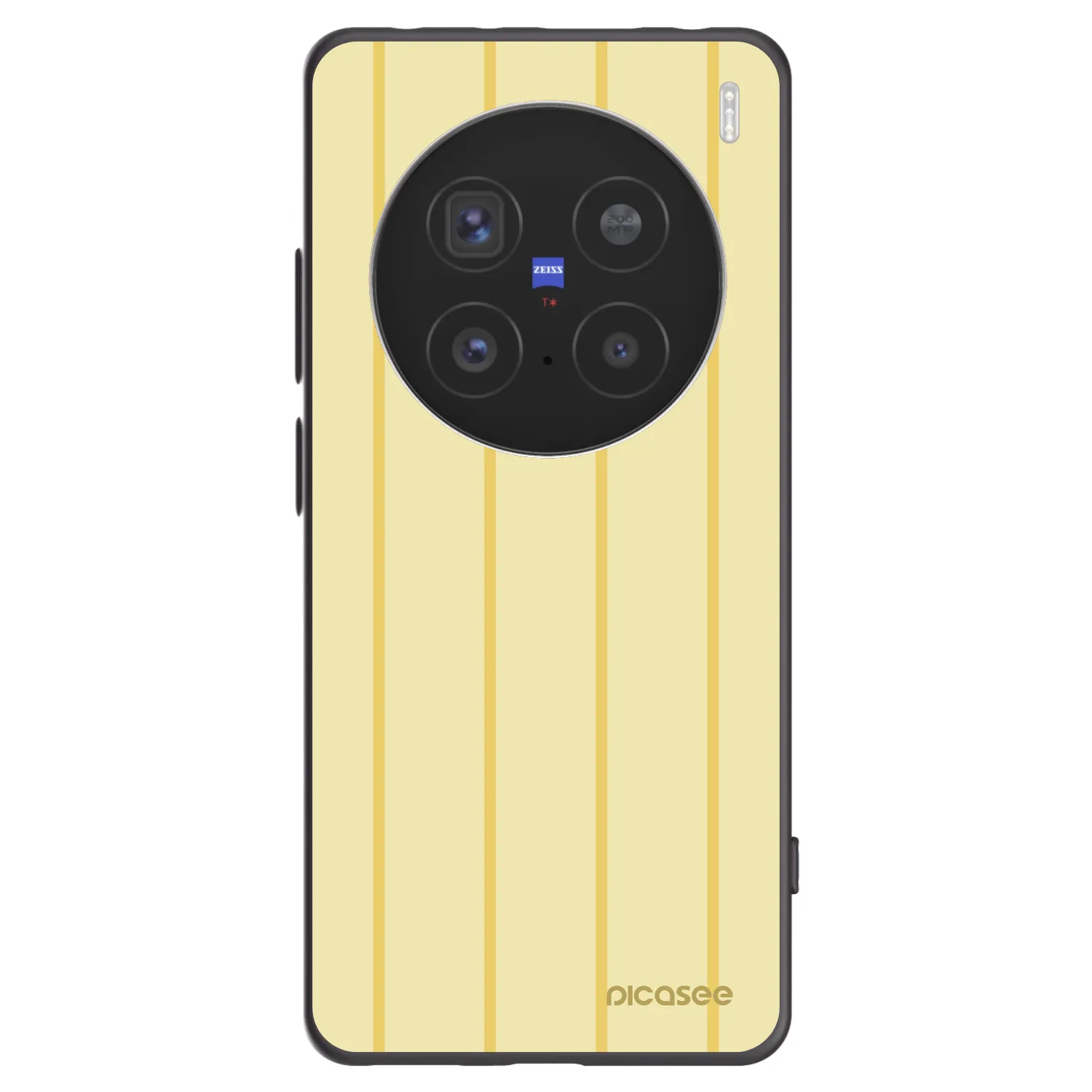 Picasee silikonski črni ovitek za Vivo X200 Pro - Liquid sunshine