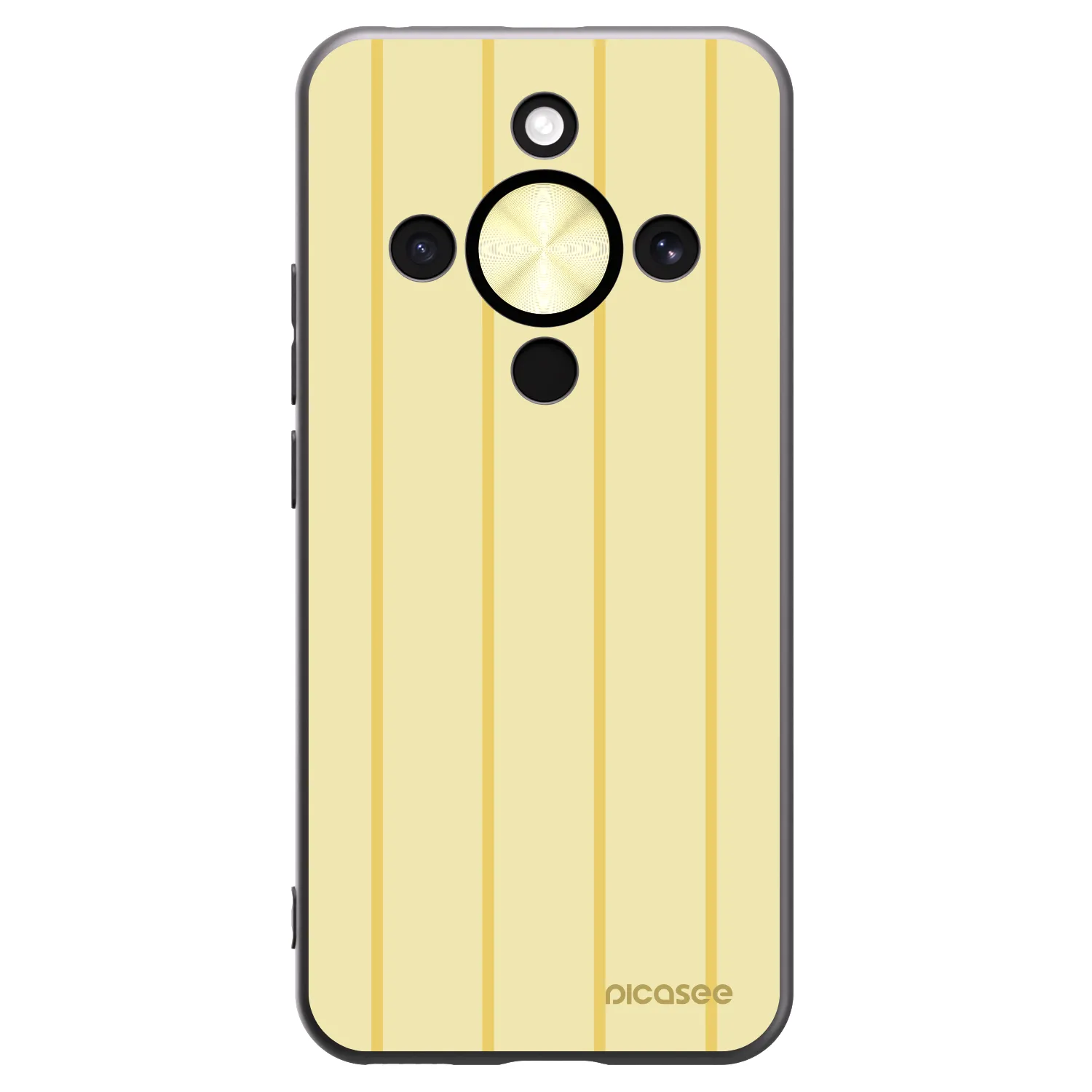Picasee silikonski črni ovitek za Honor Magic8 Lite 5G - Liquid sunshine