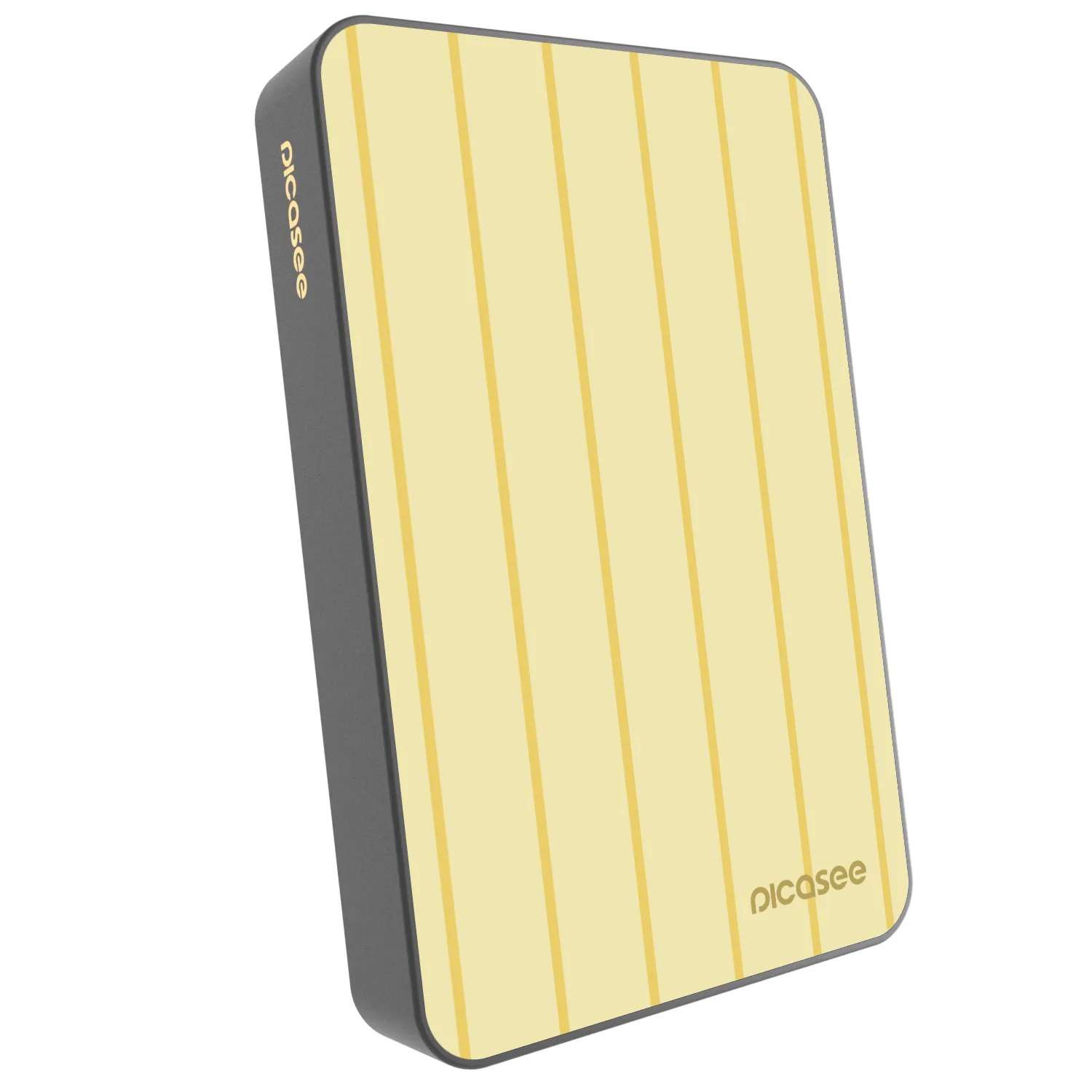 Picasee Prenosna baterija z MagSafe 10 000 mAh Siva - Liquid sunshine