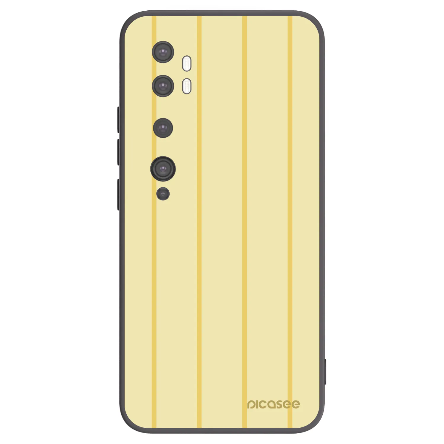 Picasee silikonski črni ovitek za Xiaomi Mi Note 10 (Pro) - Liquid sunshine