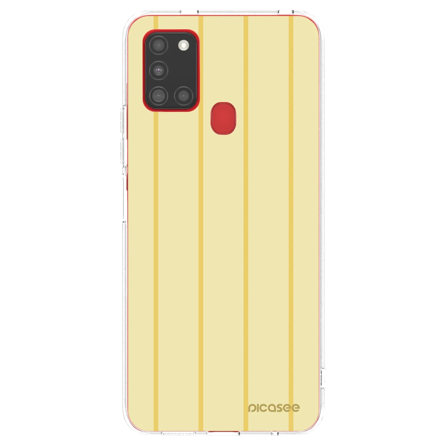 Picasee silikonski prozorni ovitek za Samsung Galaxy A21s - Liquid sunshine