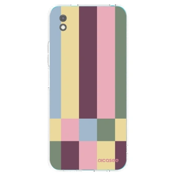 Picasee silikonski črni ovitek za Xiaomi Redmi 9A - Lobby tiles