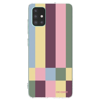 Picasee silikonski prozorni ovitek za Samsung Galaxy M51 M515F - Lobby tiles