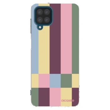 Picasee silikonski prozorni ovitek za Samsung Galaxy A12 A125F - Lobby tiles
