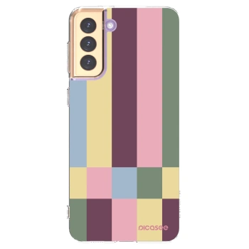 Picasee silikonski prozorni ovitek za Samsung Galaxy S21+ 5G G996F - Lobby tiles